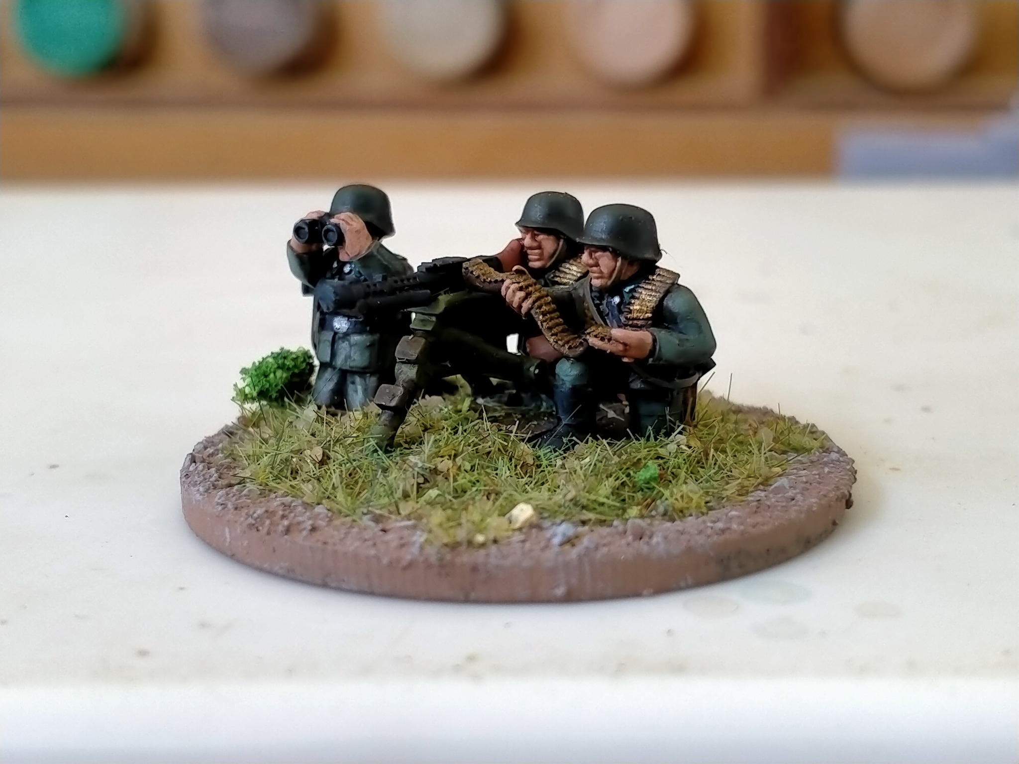 German WW2 MG 34 Gunners (1939-43) in Jackboots WWII-DE-3